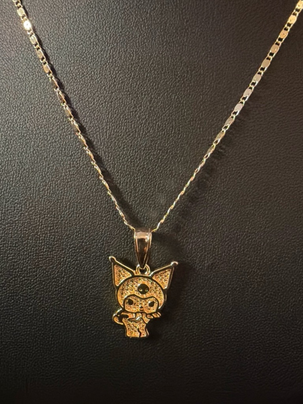 Gold plated Charm Necklace for Pets Lovers - Cute Kitty Pendant